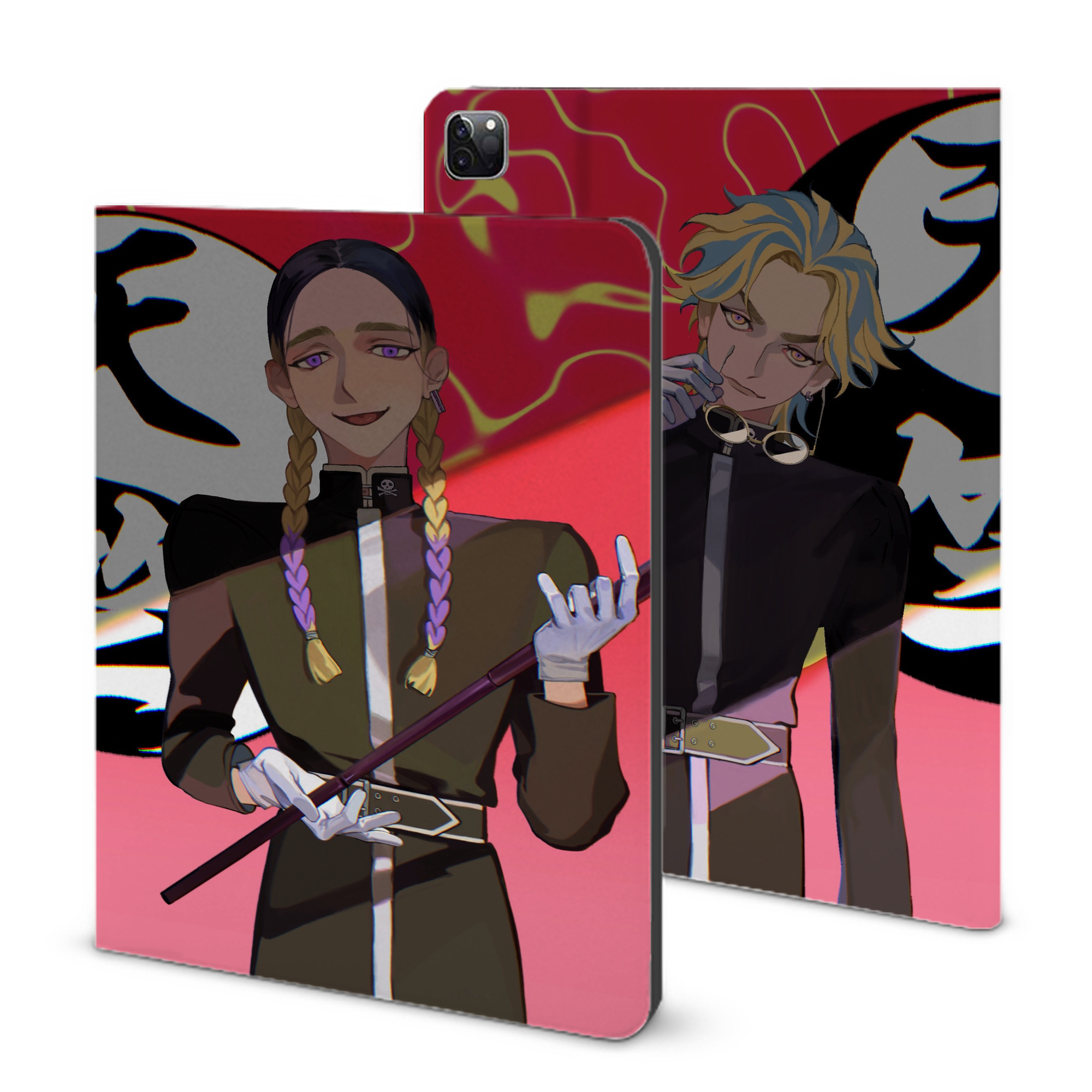 （画像用） 東京リベンジャーズ Tokyo Revengers IPad ケース ブック型 PUレザー TPU 耐衝撃 軽量 薄型 ペン収納なし 全面保護 IPad 各モデル対応